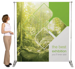 pegasus tension banner stand graphic